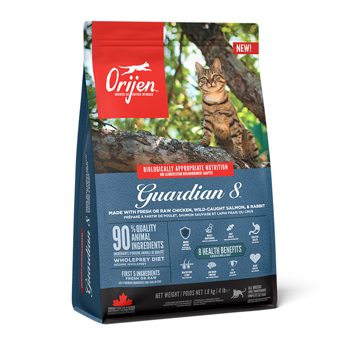 Orijen Adult Guardian 8 Xira Trofi Gtas me Kotopoulo 340gr
